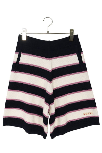 Marni Striped Terry Cotton Shorts Multi Size 33