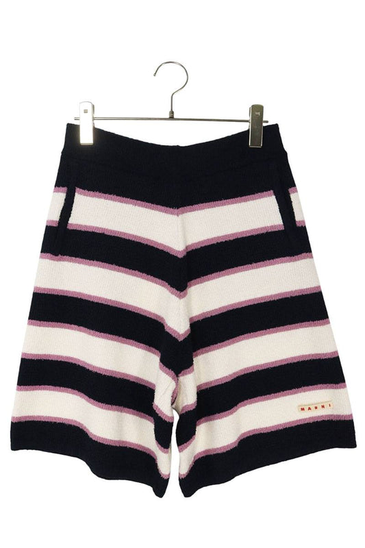 Marni Striped Terry Cotton Shorts Multi Size 33