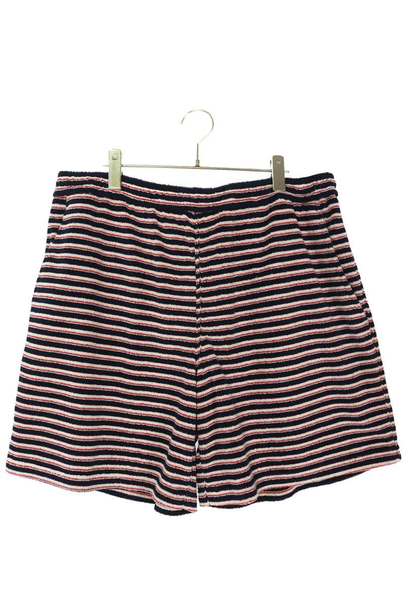 Marni Striped Terry Shorts Navy Red White Size 38