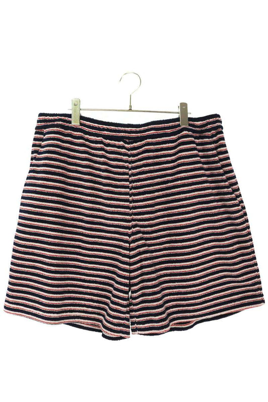 Marni Striped Terry Shorts Navy Red White Size 38