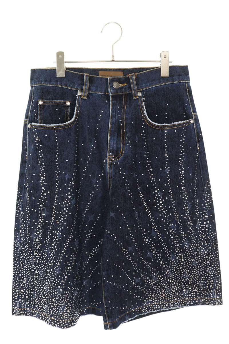 Birth Of Royal Child STARDUST Rhinestone Denim Shorts Size M