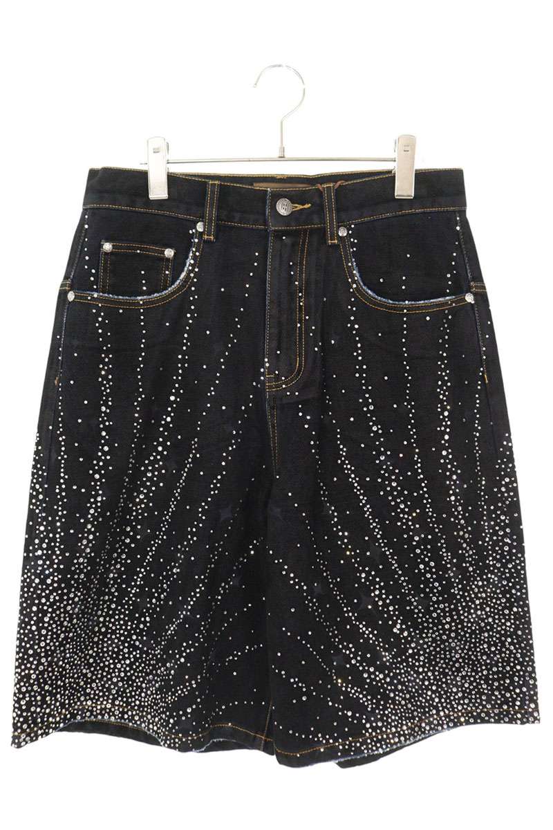 Birth Of Royal Child Stardust Rhinestone Shorts Black Jeans Size S