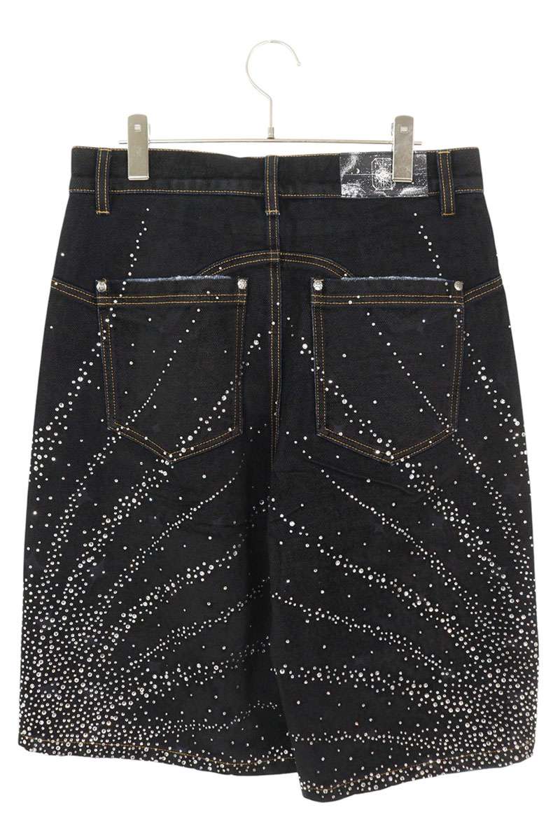 Birth Of Royal Child Stardust Rhinestone Shorts Black Jeans Size S