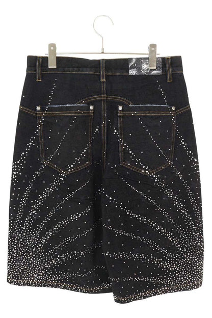 Birth Of Royal Child Stardust Rhinestone Shorts Black Jeans Size S