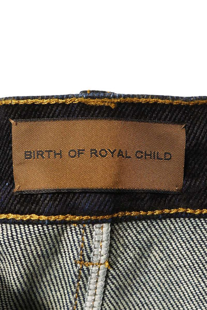 Birth Of Royal Child STARDUST Rhinestone Denim Shorts Size S