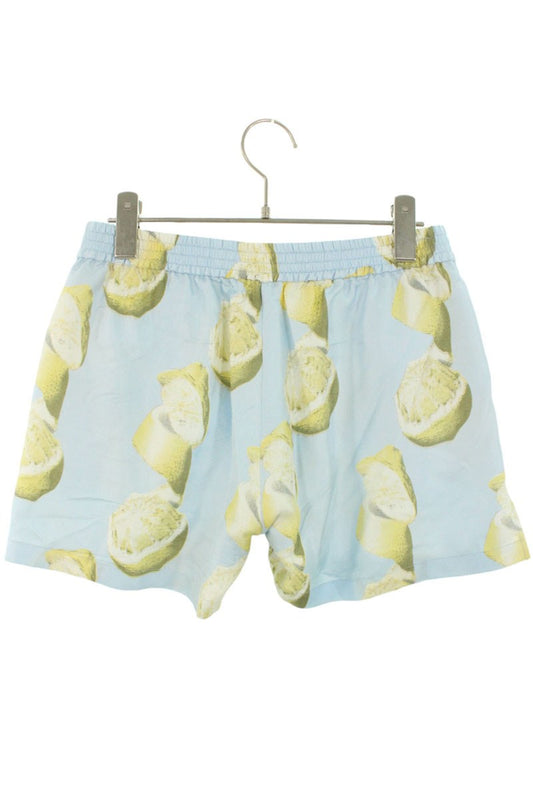 GIVENCHY Lemon Print Silk Shorts Multi Size 36