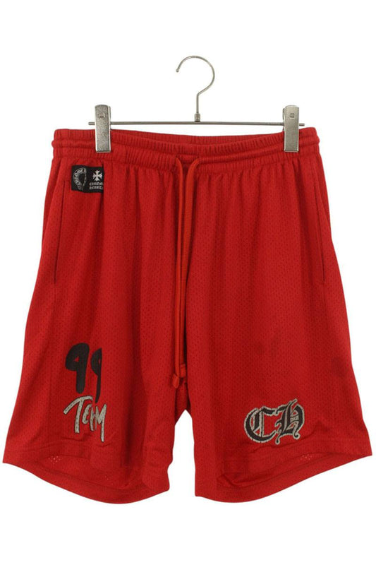 Chrome Hearts MESH VARSITY SHORTS MATTY BOY TEAM Red Size 32