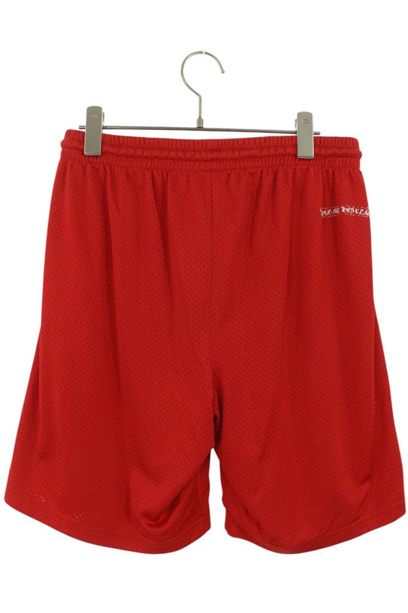 Chrome Hearts MESH VARSITY SHORTS MATTY BOY TEAM Red Size 32