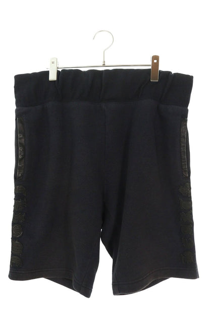 Chrome Hearts Black Side Cross Button Track Shorts Size 34
