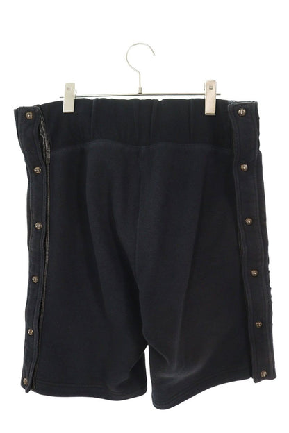 Chrome Hearts Black Side Cross Button Track Shorts Size 34