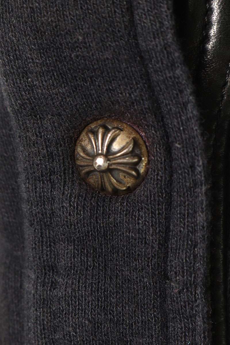 Chrome Hearts Black Side Cross Button Track Shorts Size 34