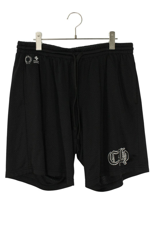 Chrome Hearts MESH VARSITY SHORTS CH Black Nylon Size 36