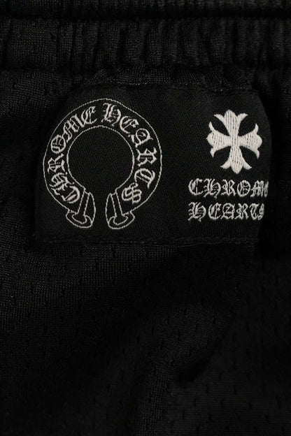 Chrome Hearts MESH VARSITY SHORTS CH Black Nylon Size 36