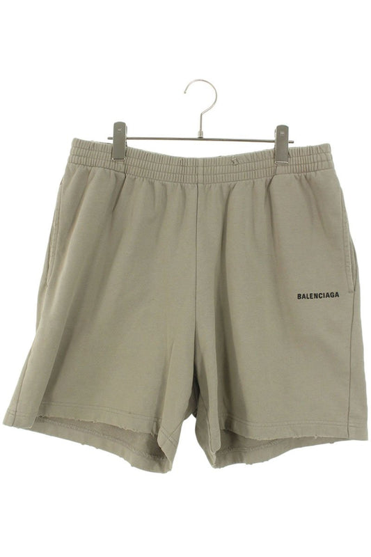 Balenciaga Distressed Logo Pants Green Size M