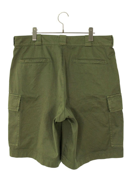 PRADA Re-Nylon Logo Plate Cargo Shorts Green Size 34