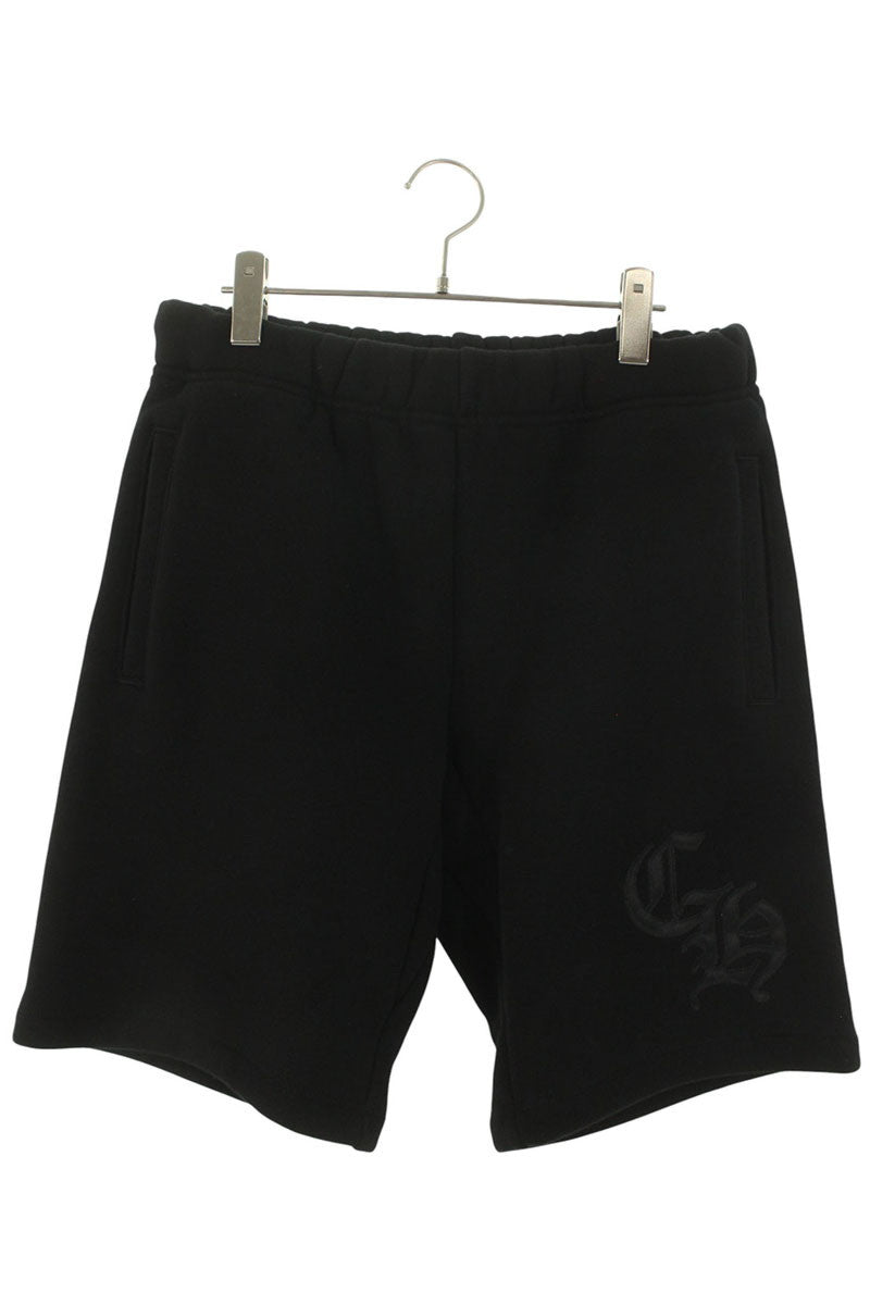 Chrome Hearts SHORTS CH Embroidered Logo Sweat Black Size M