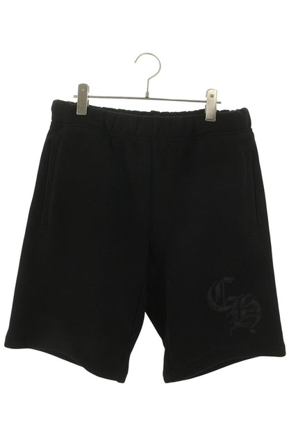 Chrome Hearts SHORTS CH Embroidered Logo Sweat Black Size M