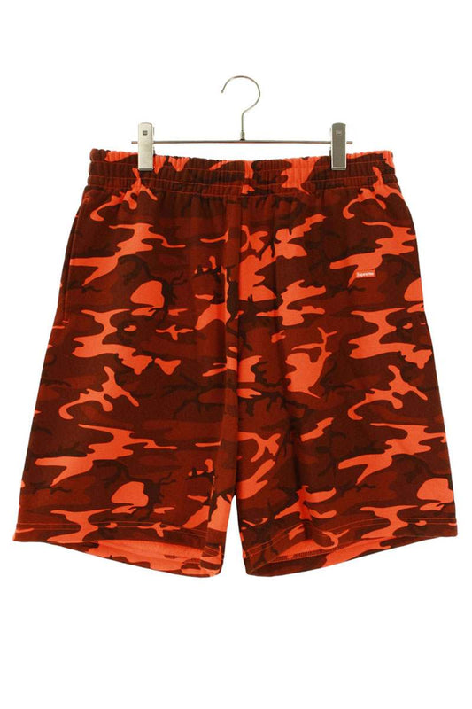 SUPREME 25SS Camo Small Box Sweatshort Orange Size M