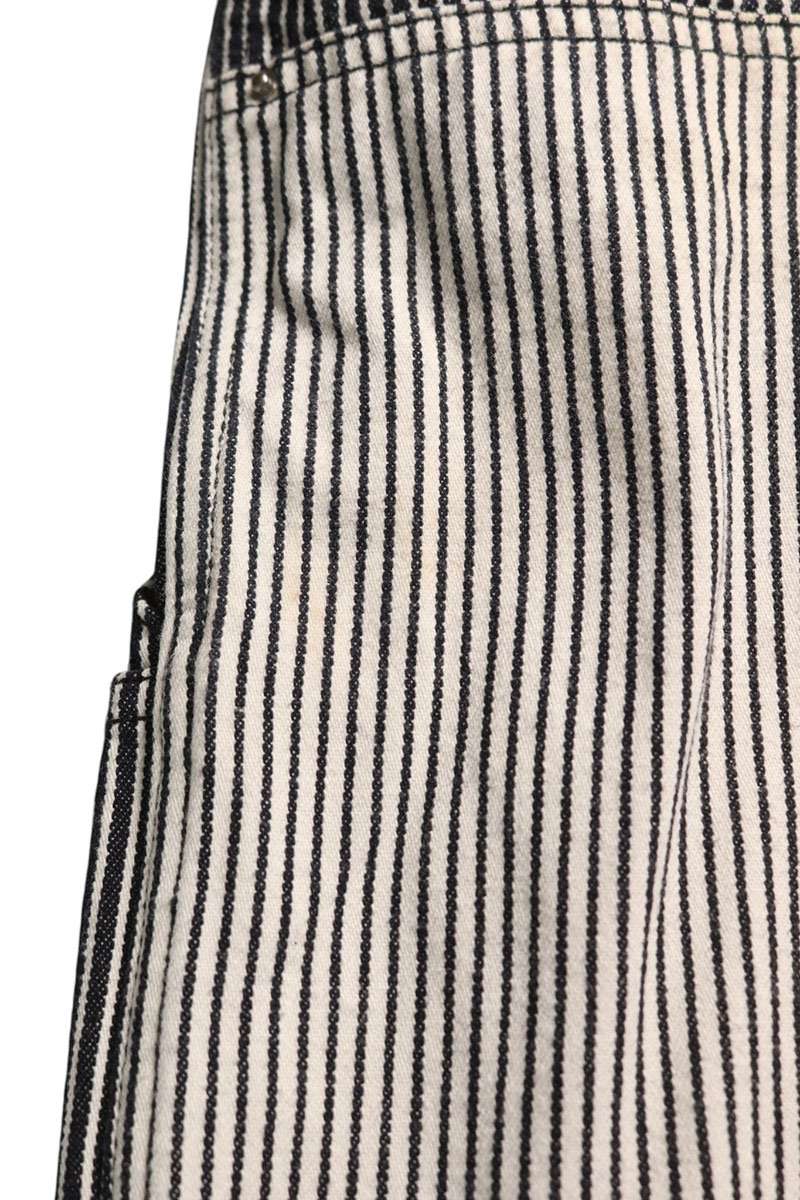 Amiri Striped Logo Embroidered Pants Black x White Size 32