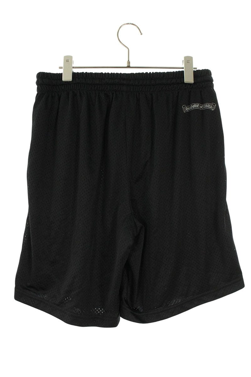Chrome Hearts MESH VARSITY SHORTS Nylon Black Size 34