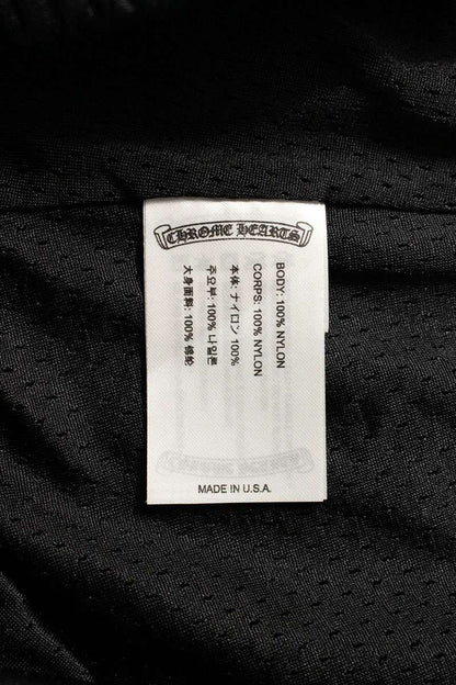 Chrome Hearts MESH VARSITY SHORTS Nylon Black Size 34