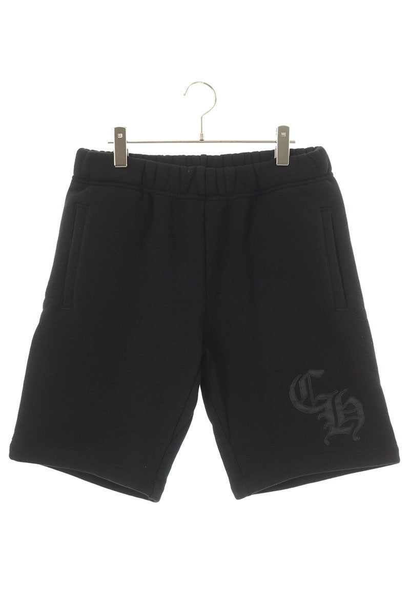 Chrome Hearts SHORTS CH Embroidered Logo Black Size 32