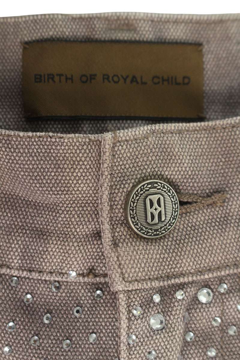 Birth Of Royal Child 24SS Embellished Cotton Shorts Size 34