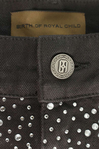 Birth Of Royal Child 24SS Embellished Cotton Shorts Size 32