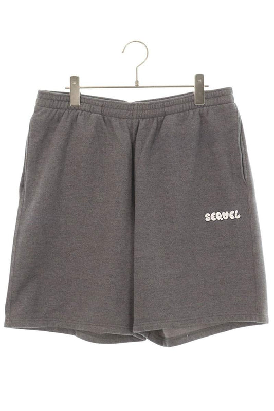 SEQUEL 25SS Logo Print Sweat Shorts Gray Size L