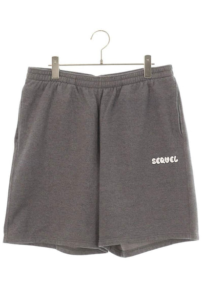SEQUEL 25SS Logo Print Sweat Shorts Gray Size XL