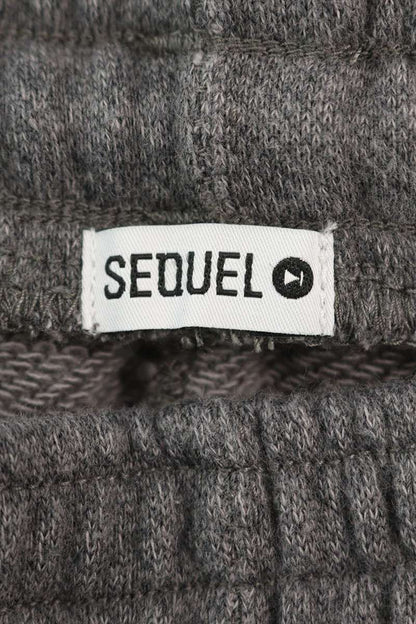 SEQUEL 25SS Logo Print Sweat Shorts Gray Size XL