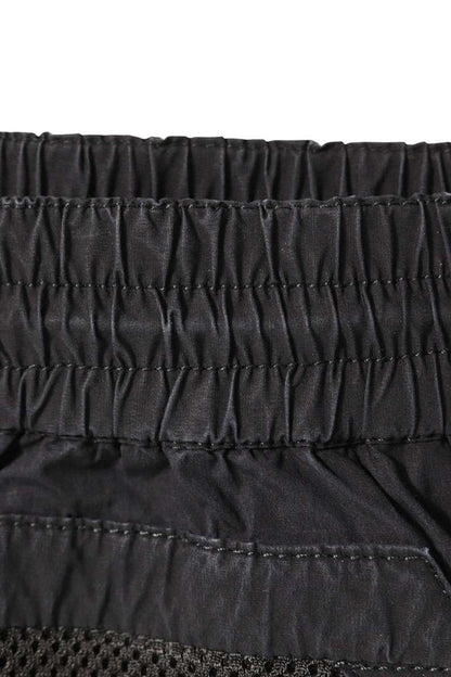 DSQUARED2 21SS Mesh Panel Nylon Shorts Black Size 33