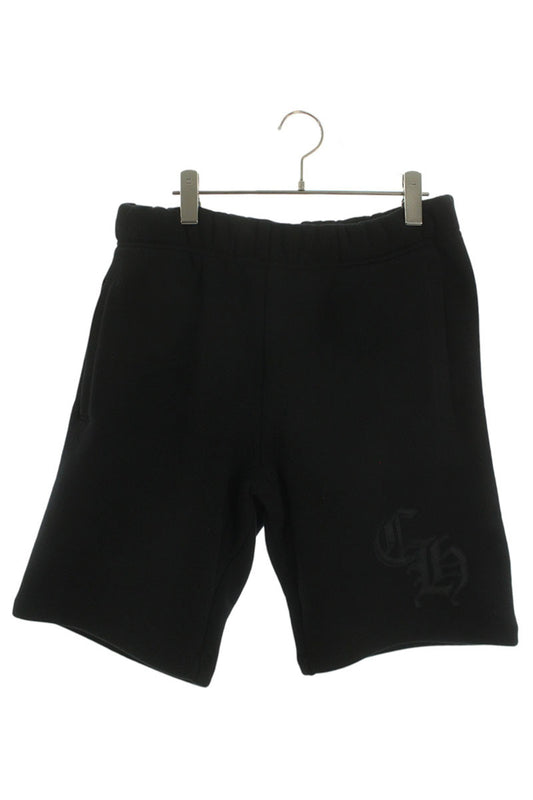 Chrome Hearts SHORTS CH Embroidered Sweat Black Size M