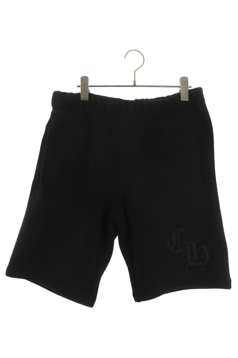 Chrome Hearts SHORTS CH Embroidered Sweat Black Size M
