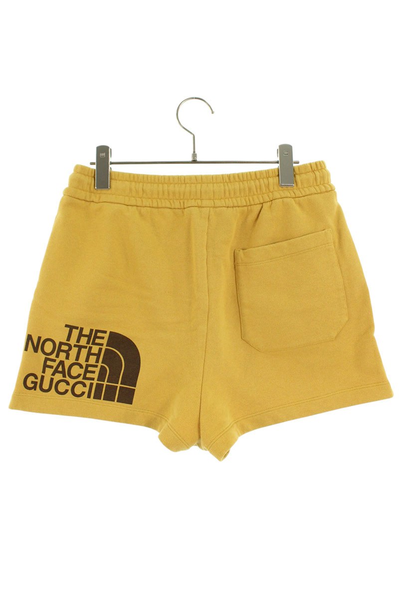 GUCCI x TNF Logo Back Print Sweat Shorts Size XS