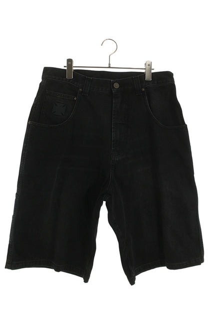 VETEMENTS 26SS Cross Carpenter Denim Shorts Black Size 31