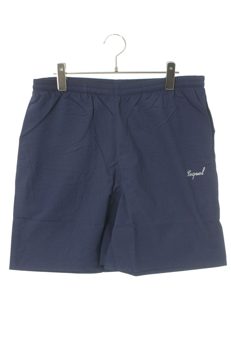 SEQUEL 25SS Logo Embroidered Easy Shorts Navy Size 32