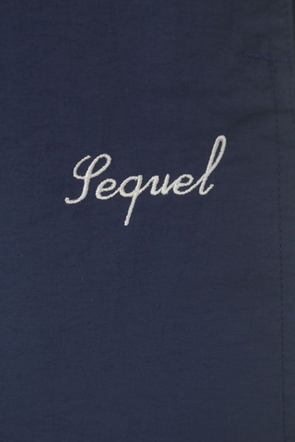 SEQUEL 25SS Logo Embroidered Easy Shorts Navy Size 32