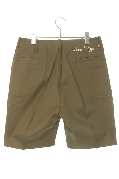 SEQUEL 25SS Logo Print Cotton Shorts Brown Size 32