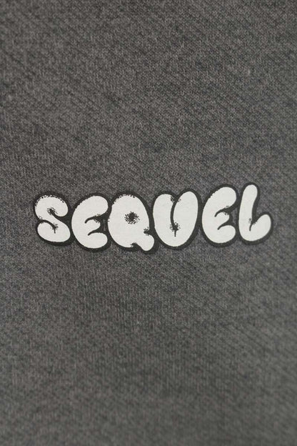 SEQUEL 25SS Logo Print Sweat Shorts Gray 25SS-SP Size XL