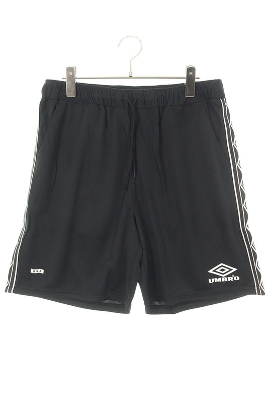 GOD SELECTION XXX x Umbro Logo Print Shorts Black Size 34