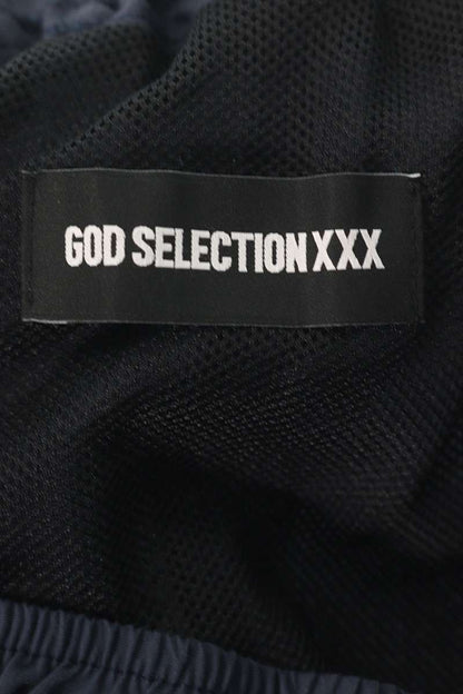 GOD SELECTION XXX Logo Patchwork Pants Blue Size US 32