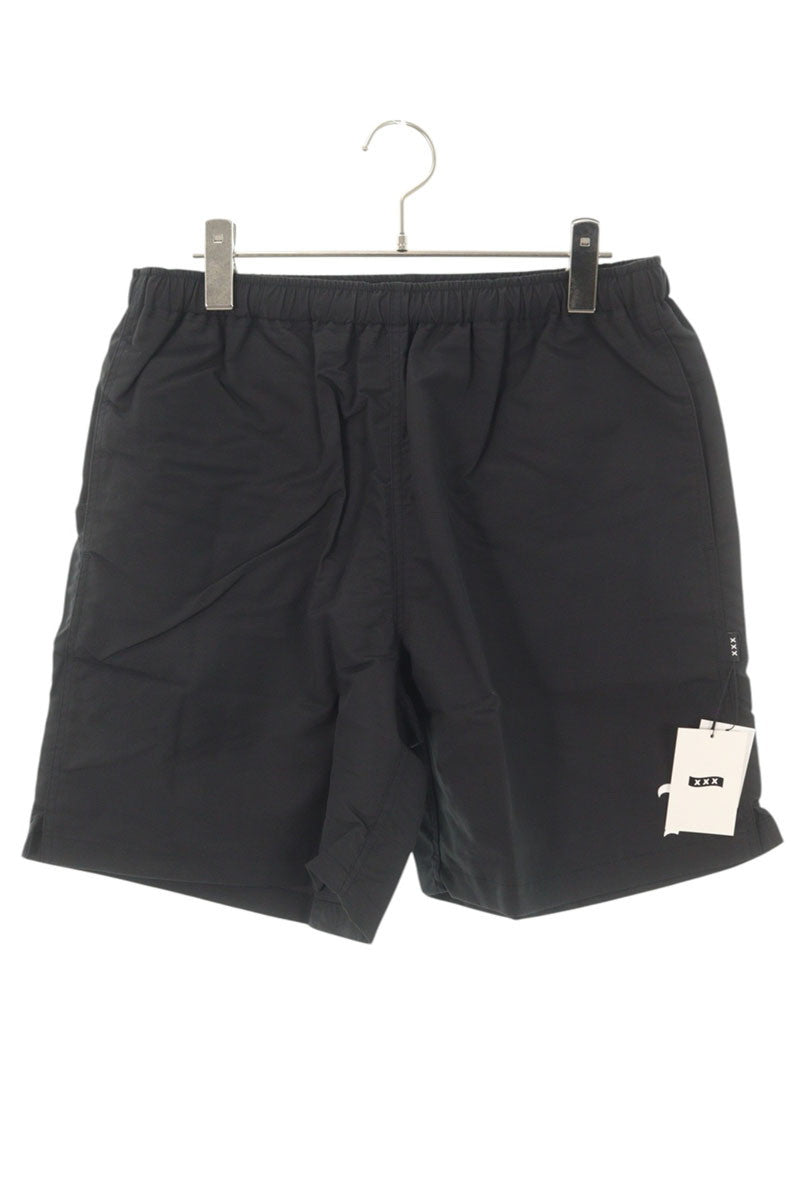 GOD SELECTION XXX Logo Patchwork Pants Black Size US 30