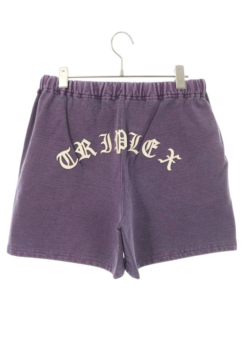 GOD SELECTION XXX Patchwork Sweatshirt Purple Size S
