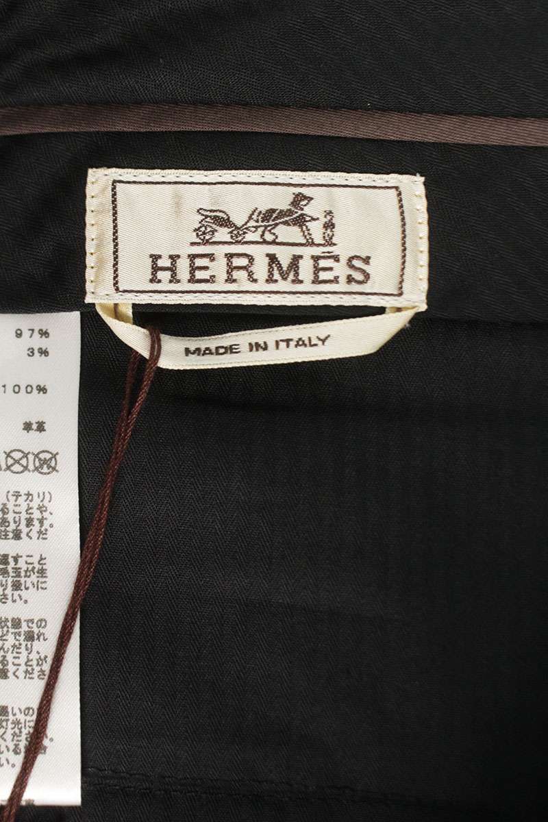 Hermes Cotton Shorts Gray Size 44