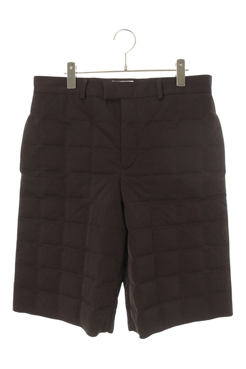 Bottega Veneta Quilted Puffer Shorts Brown Size 32