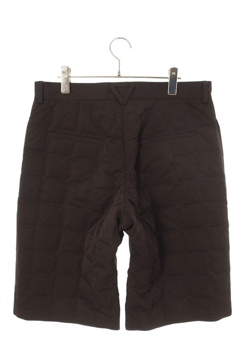 Bottega Veneta Quilted Puffer Shorts Brown Size 32