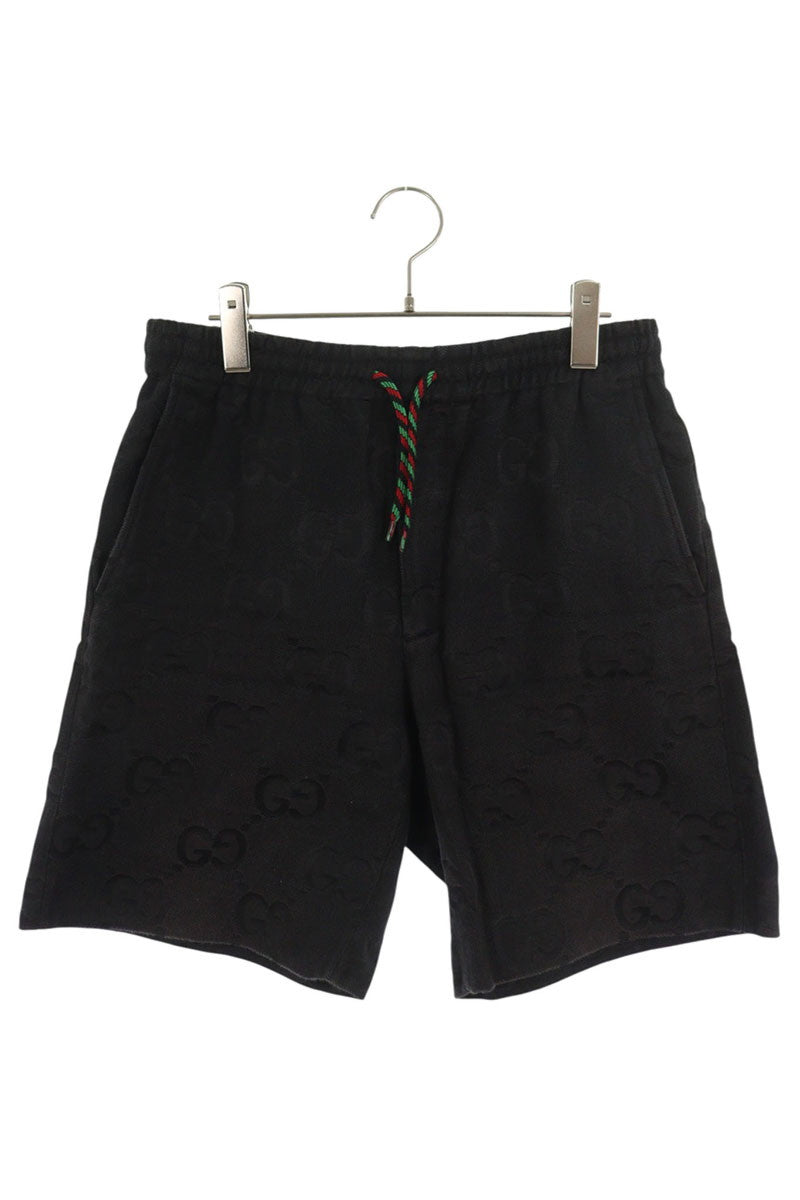 GUCCI GG Monogram Maxi Shorts Black Size 33