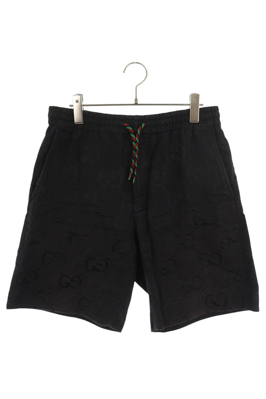 GUCCI GG Monogram Maxi Shorts Black Size 33