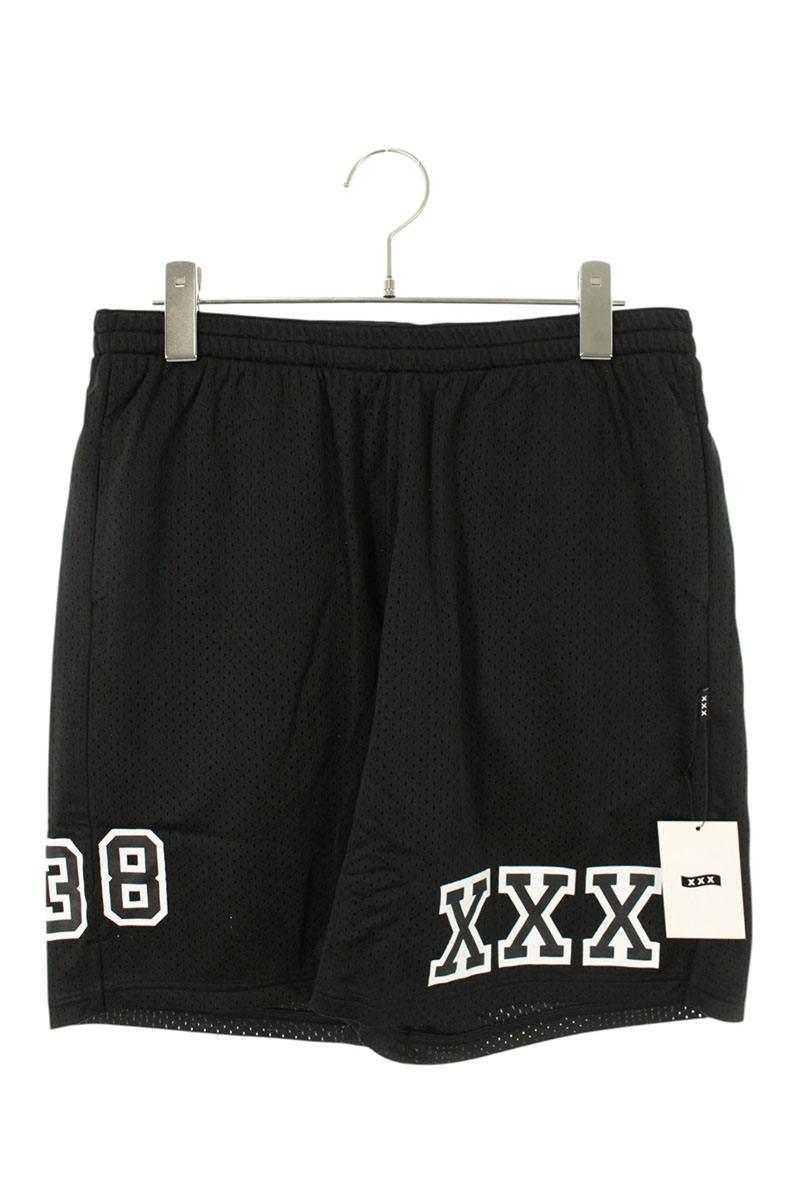 GOD SELECTION XXX Mesh Shorts Black Size 30